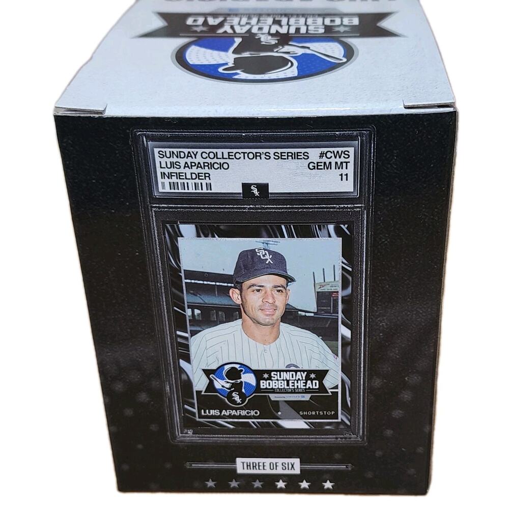 Luis Aparicio Chicago White Sox Vintage Bobblehead Sunday Collector's Series
